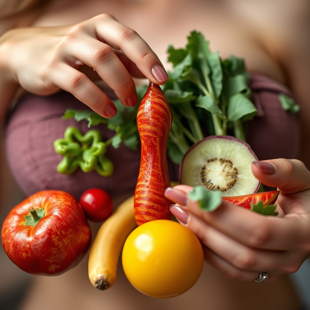Utiliser des fruits et légumes pour la masturbation · comment fabriquer un sexe de femme